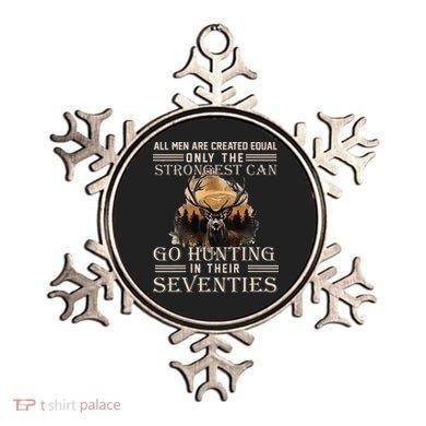 Only The Best Can Still Go Hunting In Their Seventies Ornament