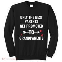Only The Best Parents Get Promoted To Grandparents Sweatshirt thumb 0
