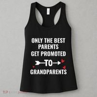 Only The Best Parents Get Promoted To Grandparents Women's Tank Top thumb 3