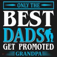 Only The Best Dads Get Promoted To Grandpa Coaster thumb 2