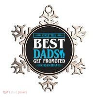 Only The Best Dads Get Promoted To Grandpa Ornament thumb 0