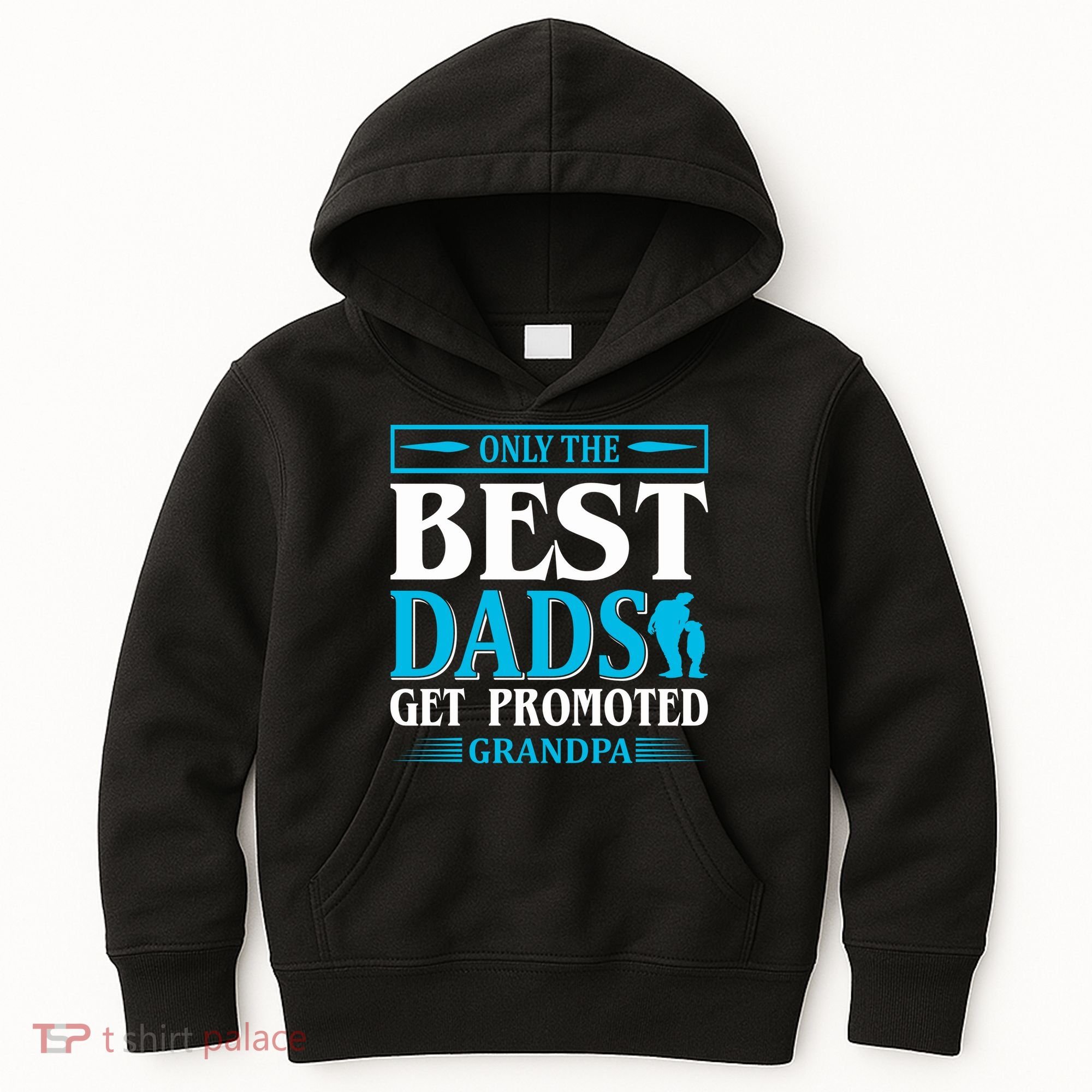 Only The Best Dads Get Promoted To Grandpa Kids Hoodie