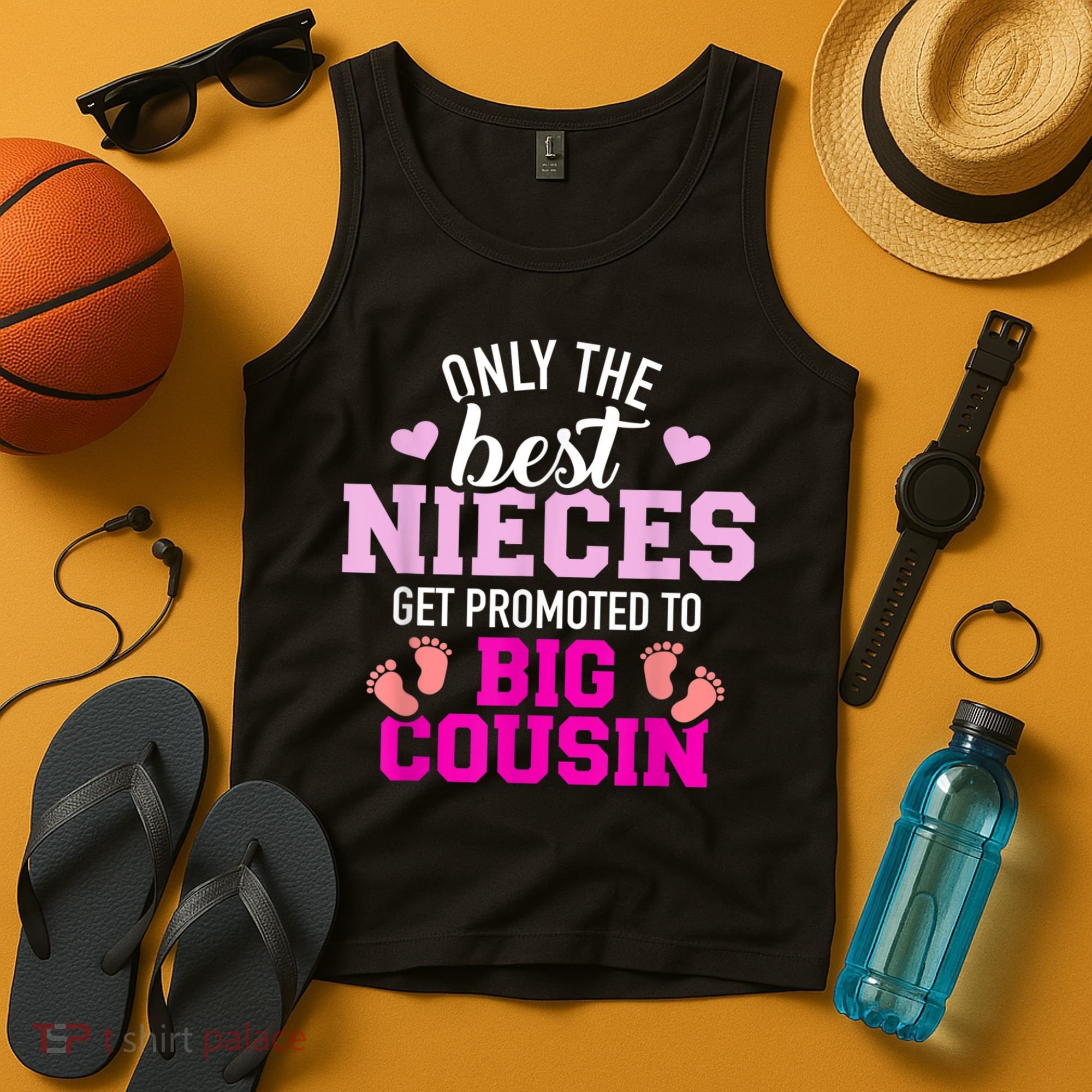 Only The Best Nieces Get Promoted To Big Cousin Tank Top