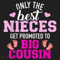 Only The Best Nieces Get Promoted To Big Cousin Golf Towel thumb 3