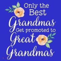 Only The Best Grandmas Get Promoted To Great Grandmas Cool Gift Women's Tank Top thumb 5