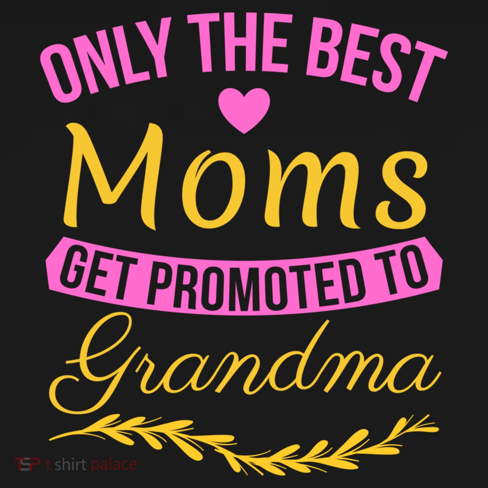Only The Best Moms Get Promoted To Grandma New Grandma Gift Women's Hoodie