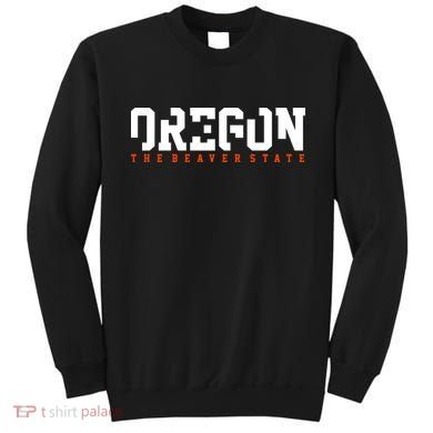 Oregon The Beaver State Cool Logo Sweatshirt