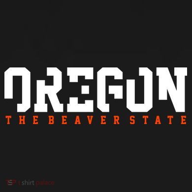 Oregon The Beaver State Cool Logo Pajama Set