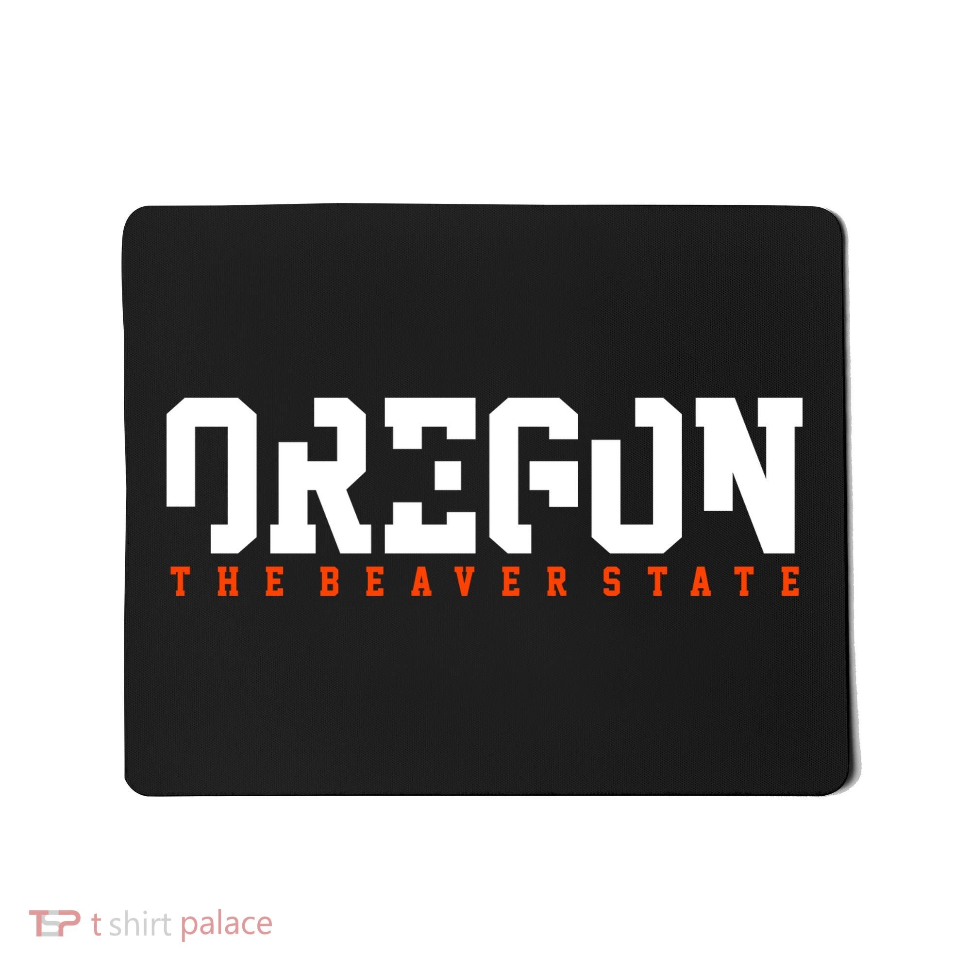 Oregon The Beaver State Cool Logo Mousepad