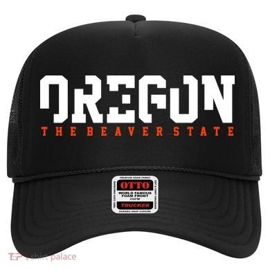 Oregon The Beaver State Cool Logo Hat
