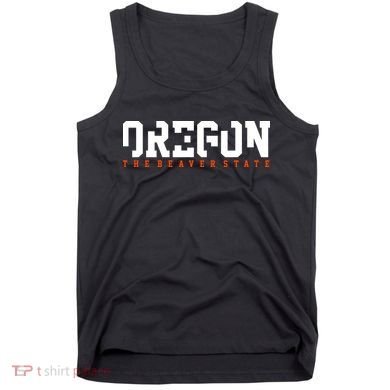 Oregon The Beaver State Cool Logo Tank Top