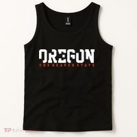 Oregon The Beaver State Cool Logo Tank Top thumb 2