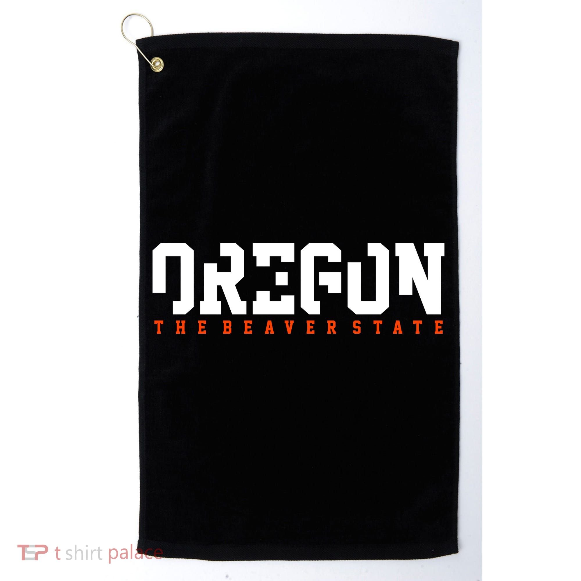 Oregon The Beaver State Cool Logo Golf Towel