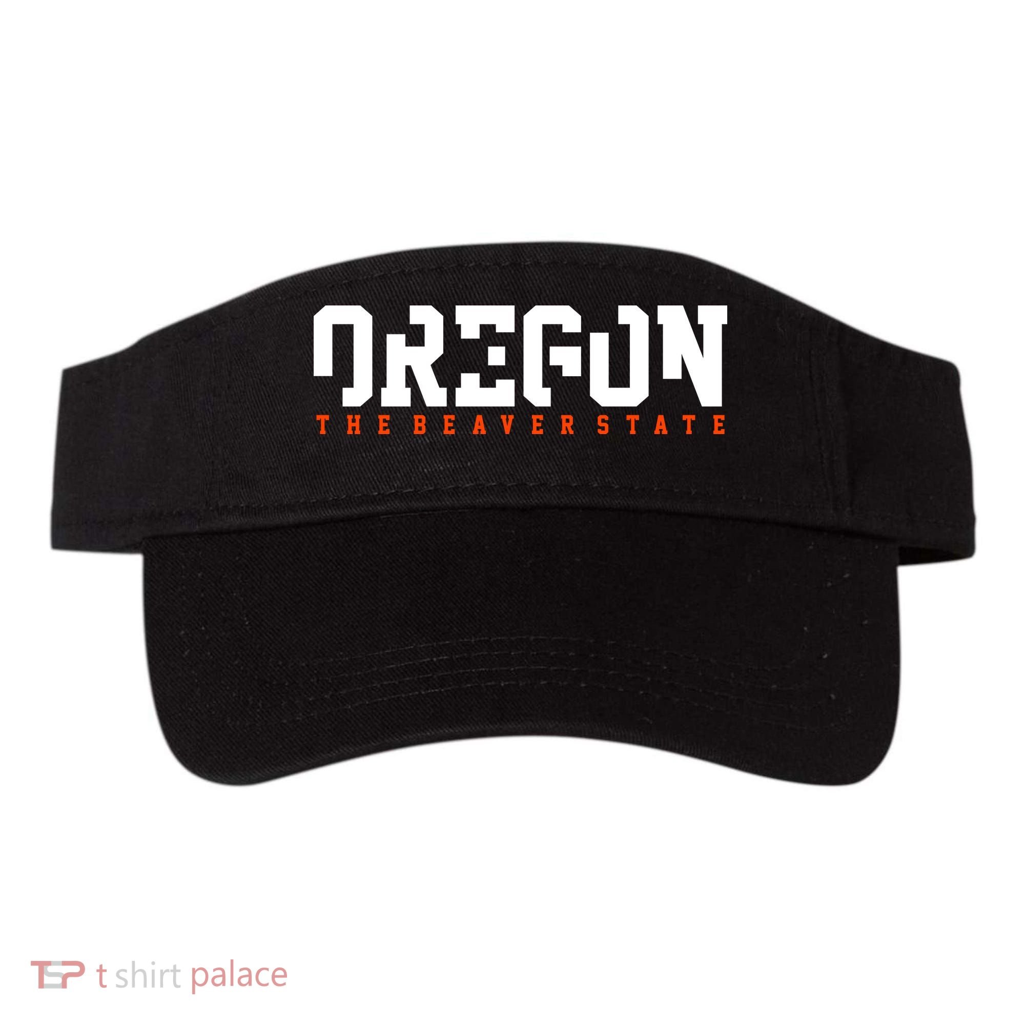 Oregon The Beaver State Cool Logo Visor