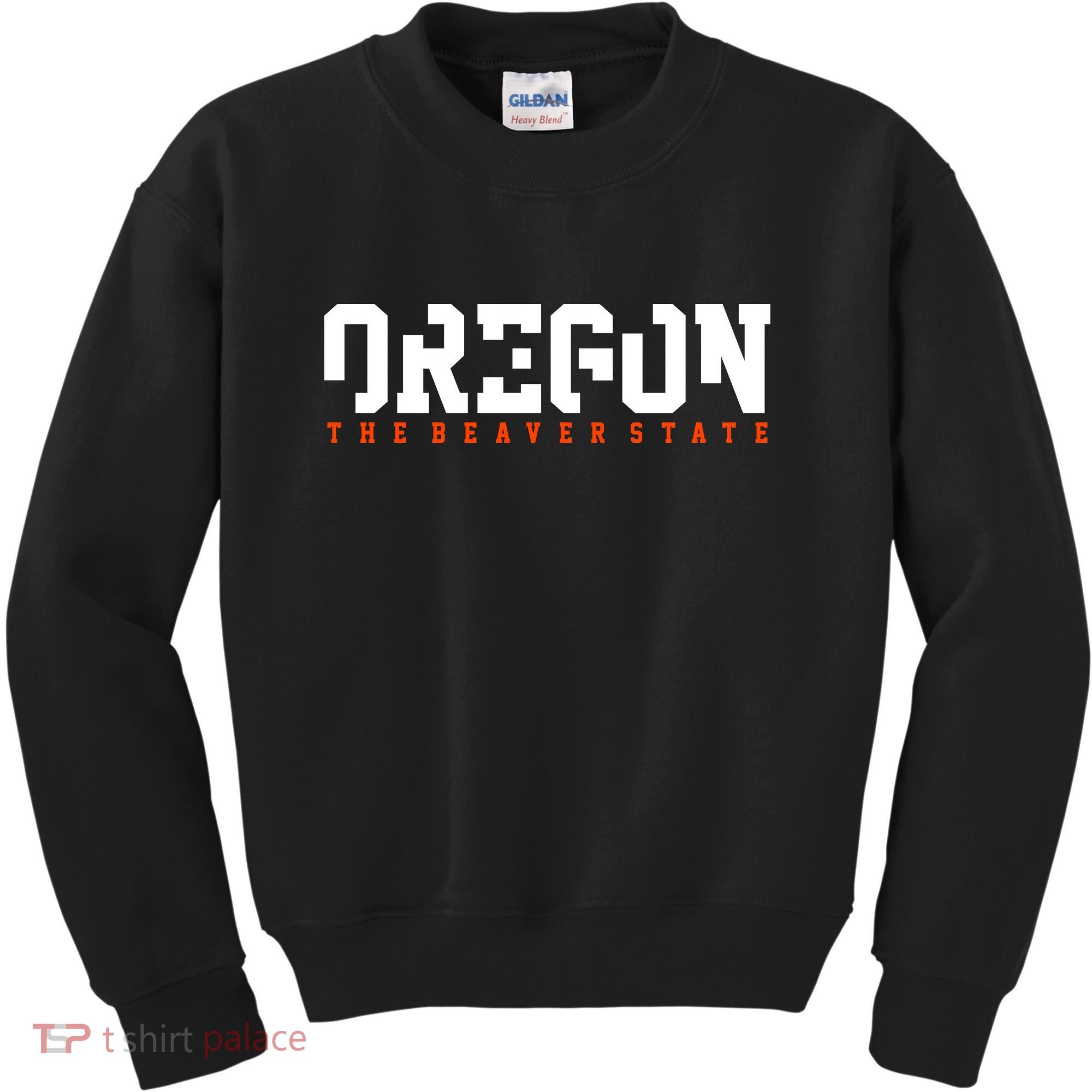 Oregon The Beaver State Cool Logo Kids Sweatshirt