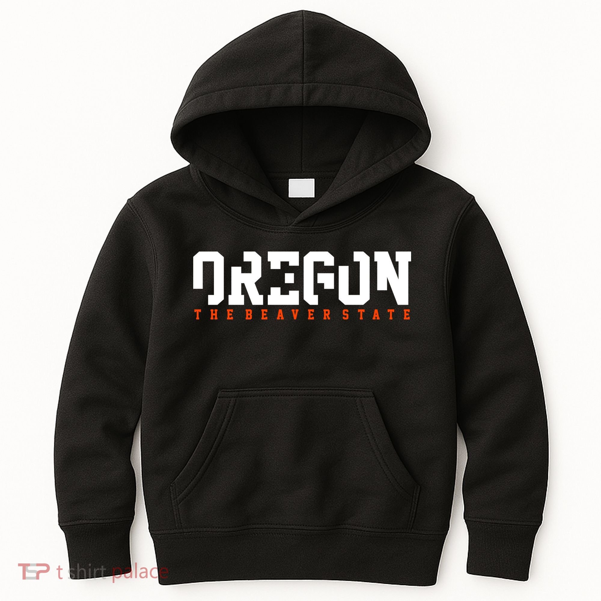 Oregon The Beaver State Cool Logo Kids Hoodie