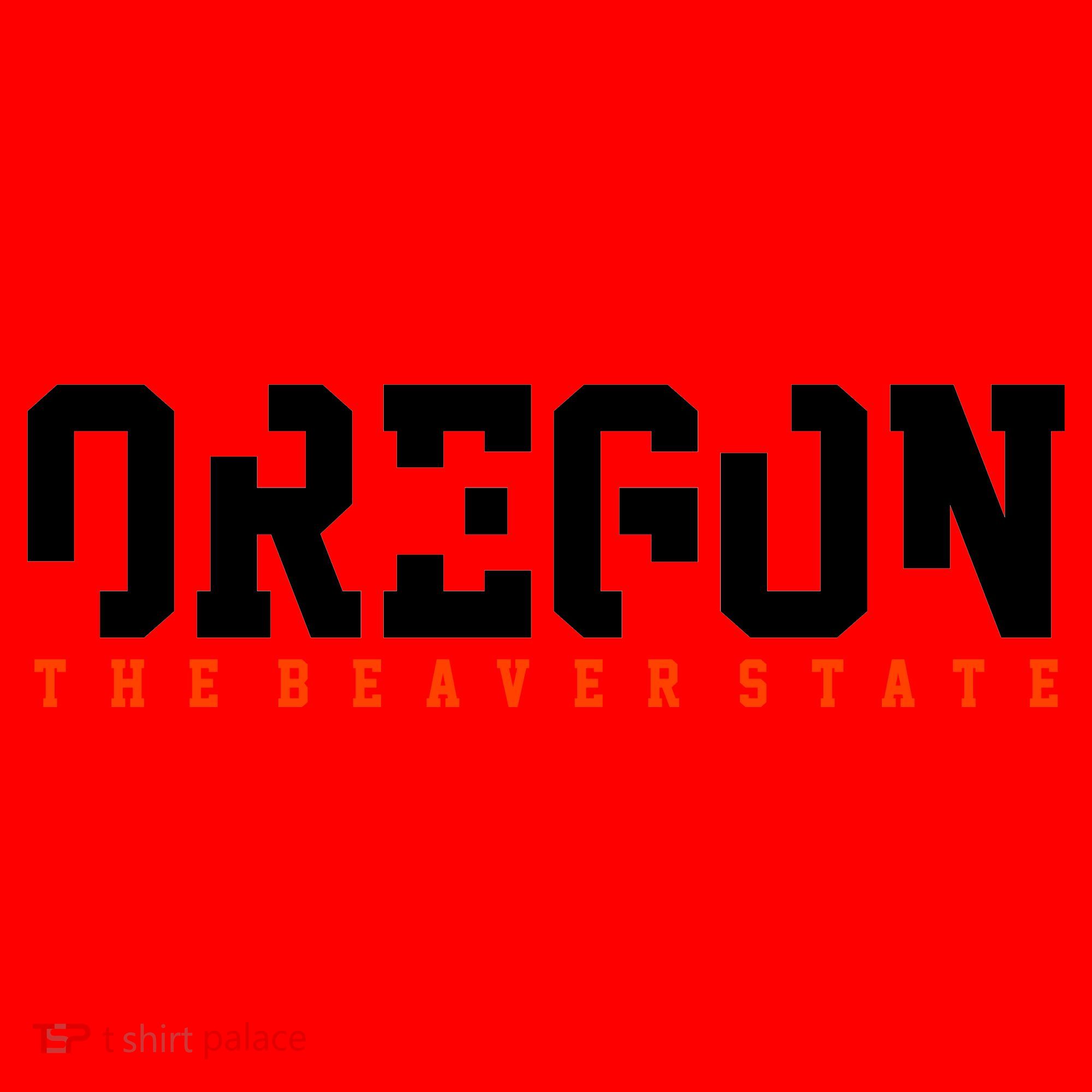 Oregon The Beaver State Cool Logo Santa Hat
