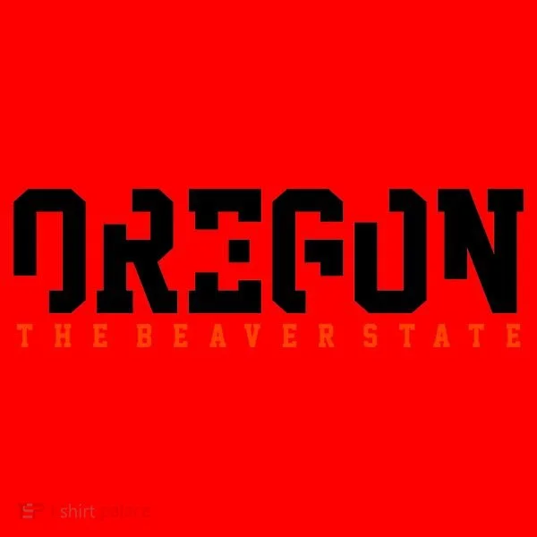 Oregon The Beaver State Cool Logo Santa Hat