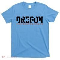 Oregon The Beaver State Cool Logo T-Shirt thumb 0