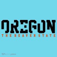 Oregon The Beaver State Cool Logo Button thumb 1