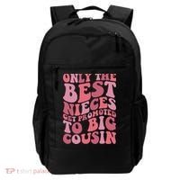 Only The Best Nieces Get Promoted To Big Cousin Cool Cousins Backpack thumb 0