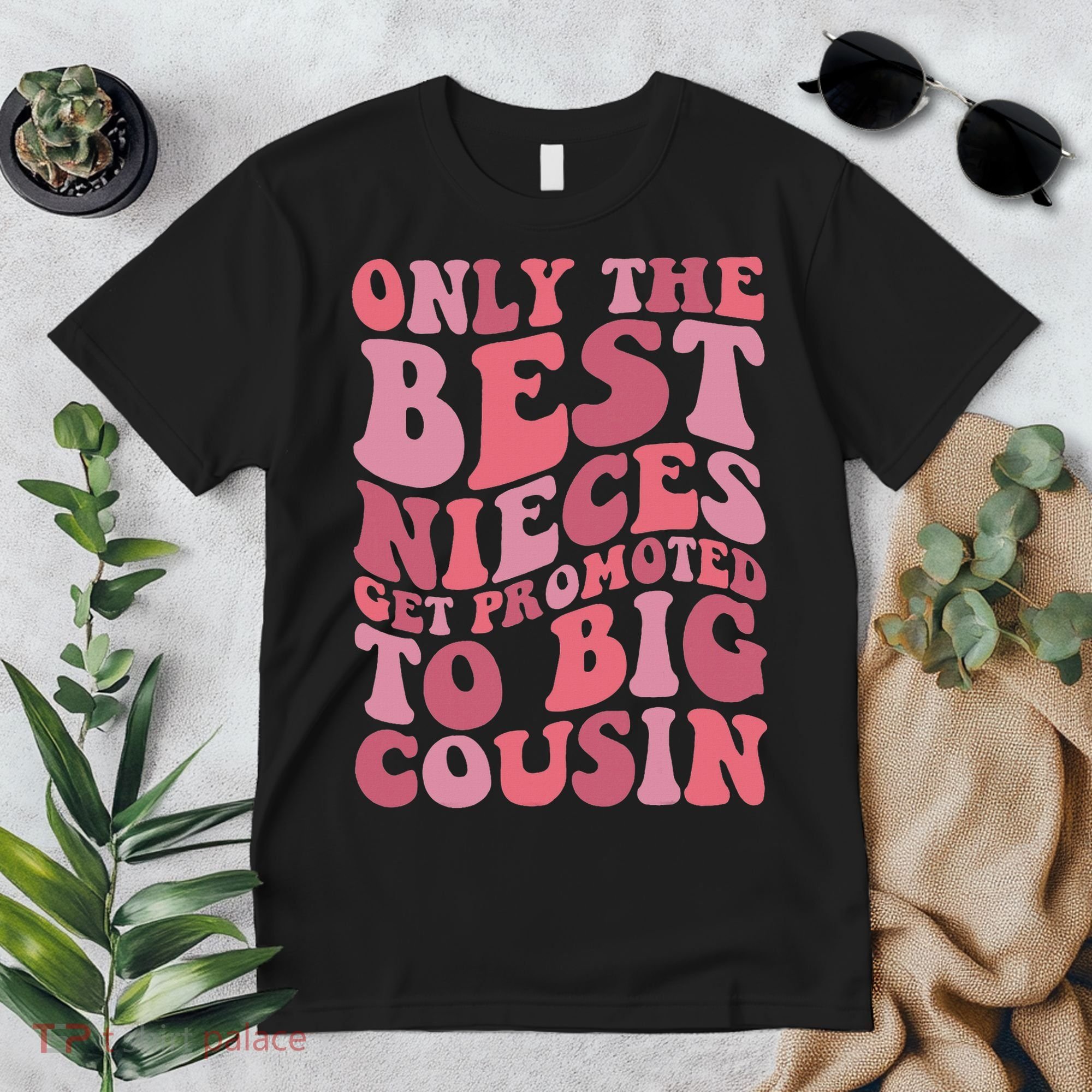 Only The Best Nieces Get Promoted To Big Cousin Cool Cousins Premium T-Shirt