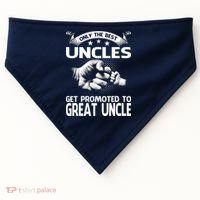 Only The Best Uncles Get Promoted To Great Uncle USA-Made Doggie Bandana thumb 0