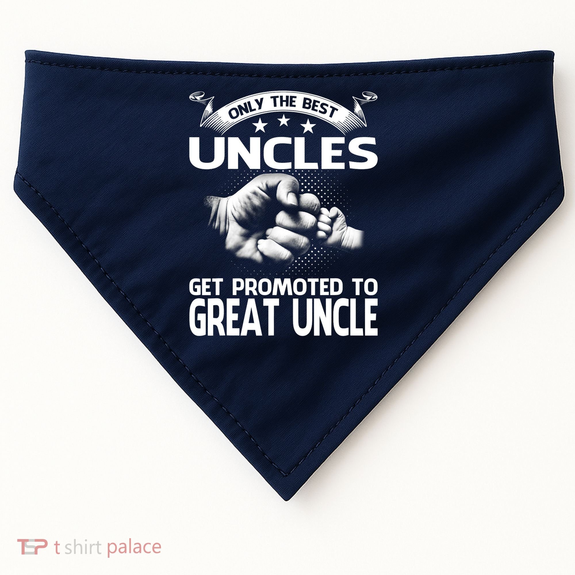 Only The Best Uncles Get Promoted To Great Uncle USA-Made Doggie Bandana