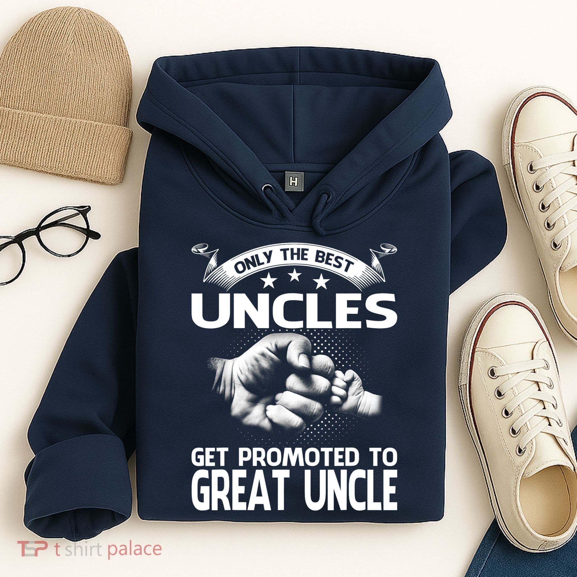 Only The Best Uncles Get Promoted To Great Uncle Hoodie