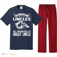 Only The Best Uncles Get Promoted To Great Uncle Pajama Set thumb 0