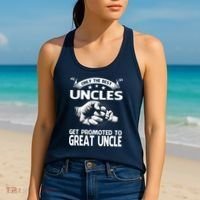 Only The Best Uncles Get Promoted To Great Uncle Women's Tank Top thumb 2