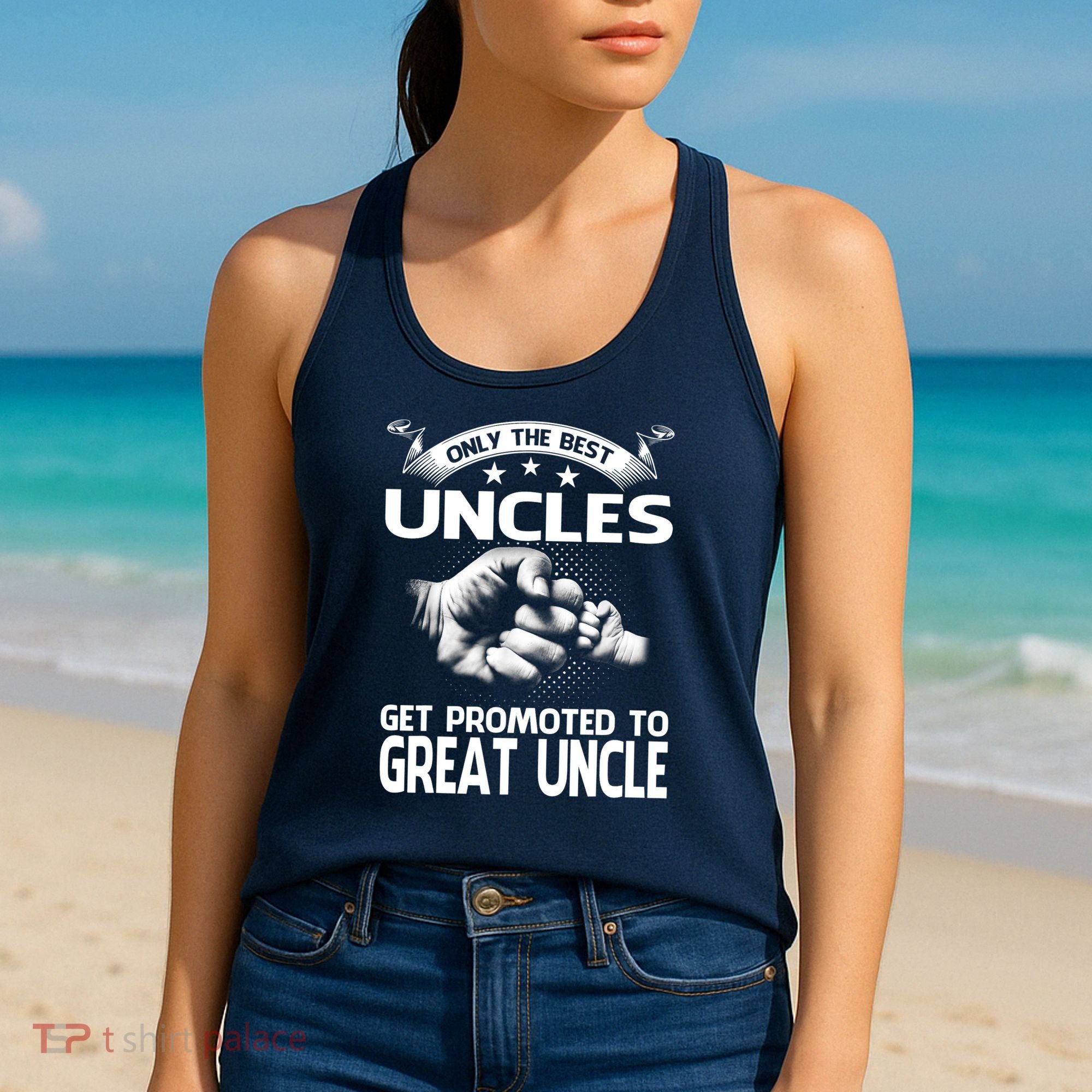 Only The Best Uncles Get Promoted To Great Uncle Women's Tank Top