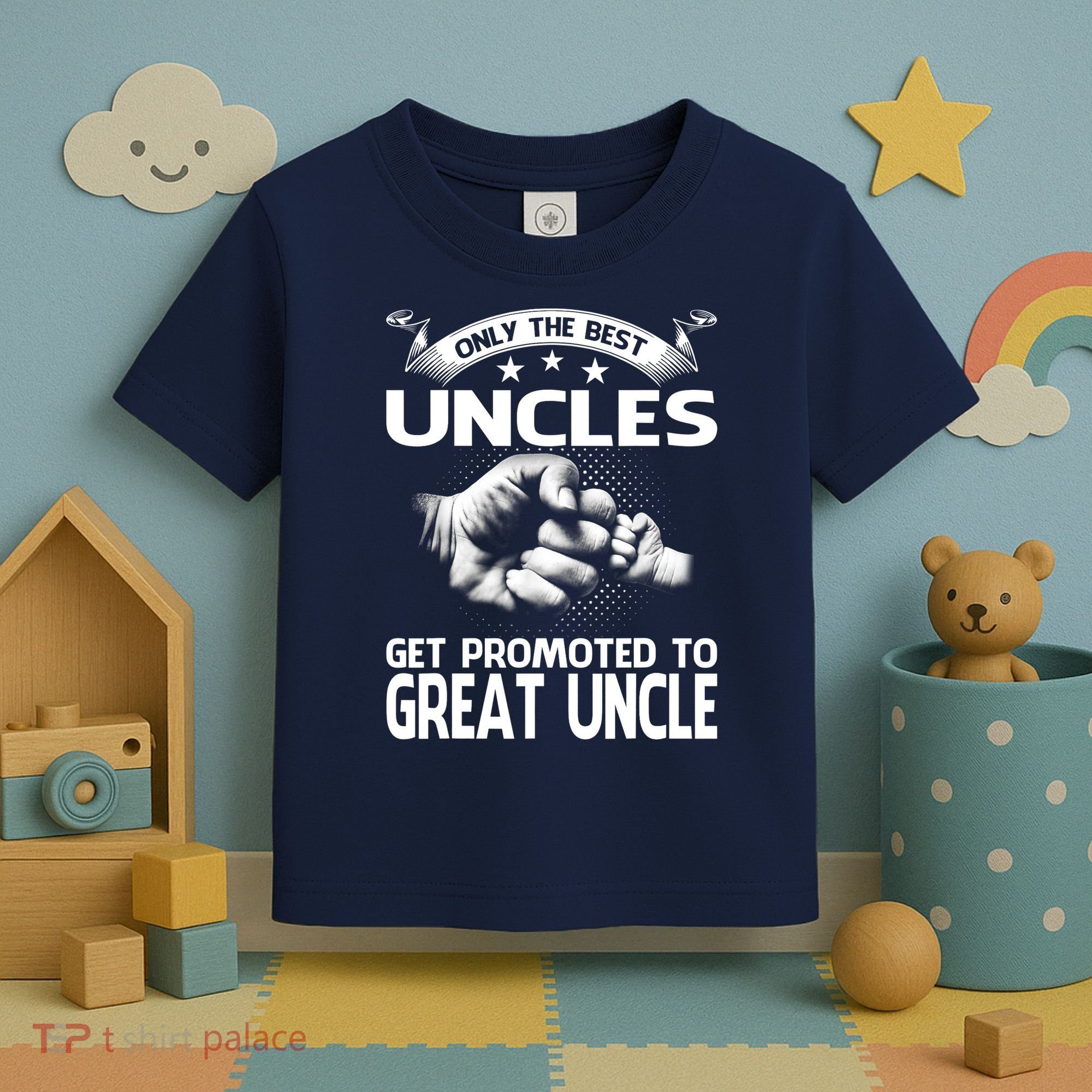 Only The Best Uncles Get Promoted To Great Uncle Toddler T-Shirt