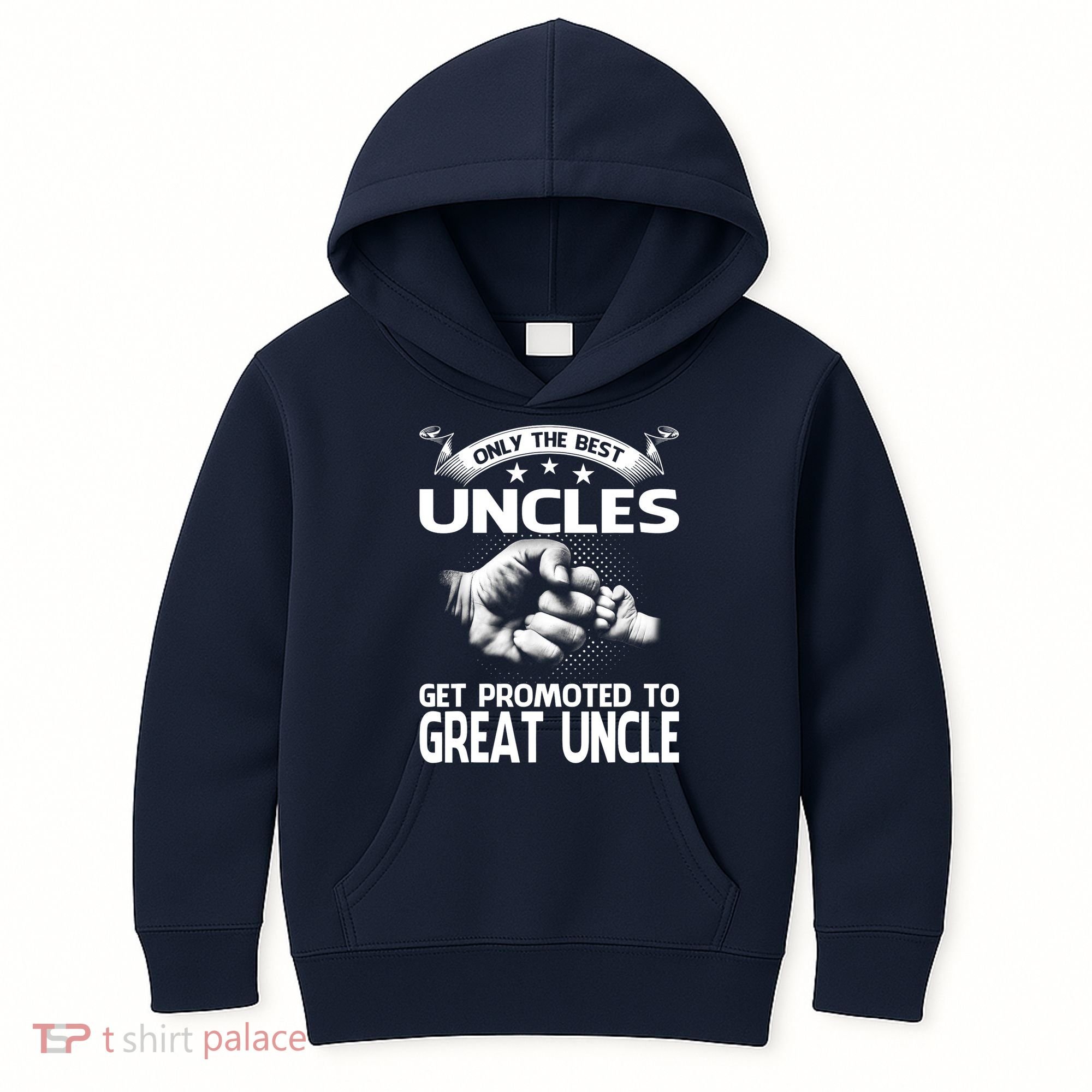 Only The Best Uncles Get Promoted To Great Uncle Kids Hoodie
