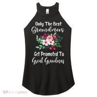 Only The Best Grandmas Get Promoted To Great Grandma Women's Perfect Tri Rocker Tank thumb 0