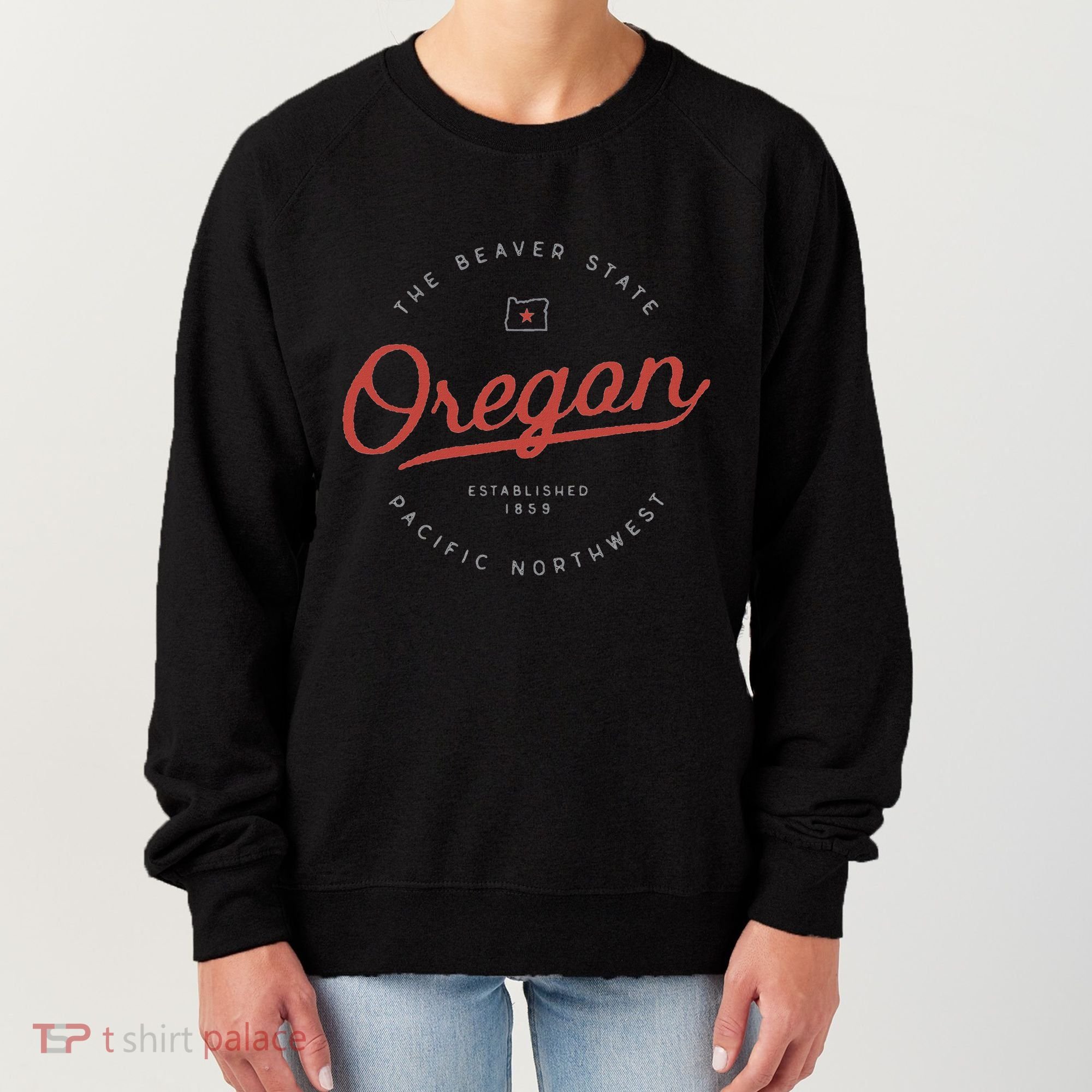 Oregon  The Beaver State Pacific Northwest Pnw Women's Sweatshirt