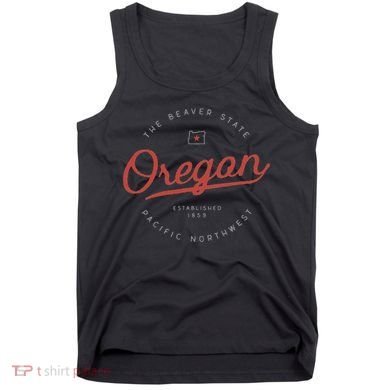 Oregon  The Beaver State Pacific Northwest Pnw Tank Top