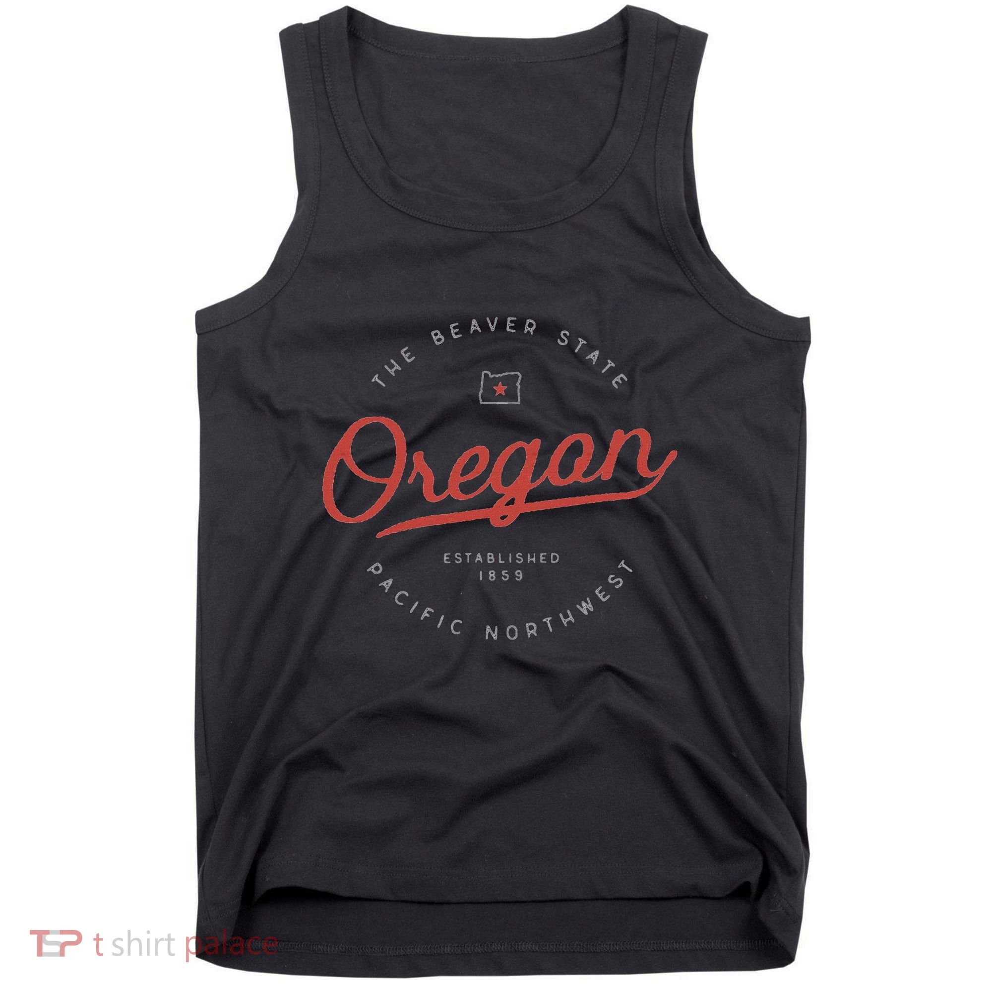 Oregon  The Beaver State Pacific Northwest Pnw Tank Top