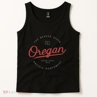 Oregon  The Beaver State Pacific Northwest Pnw Tank Top thumb 2