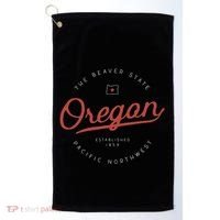 Oregon  The Beaver State Pacific Northwest Pnw Golf Towel thumb 0