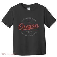 Oregon  The Beaver State Pacific Northwest Pnw Toddler T-Shirt thumb 0