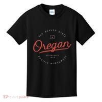 Oregon  The Beaver State Pacific Northwest Pnw Kids T-Shirt thumb 0