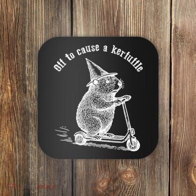 Off To Cause A Kerfuffle Capybara Scooter Chaos Coaster