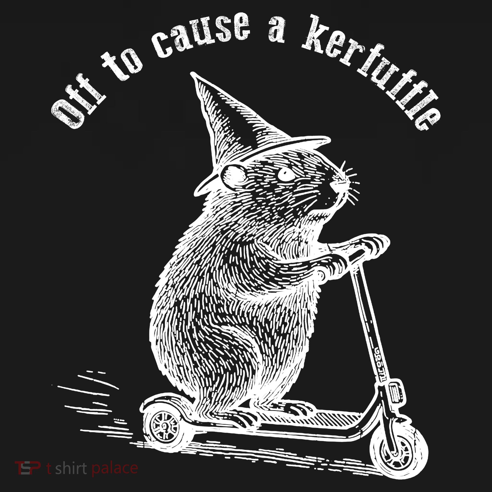 Off To Cause A Kerfuffle Capybara Scooter Chaos Coaster