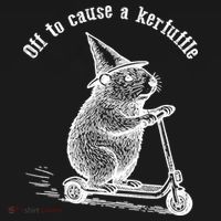 Off To Cause A Kerfuffle Capybara Scooter Chaos Toddler Hoodie thumb 2