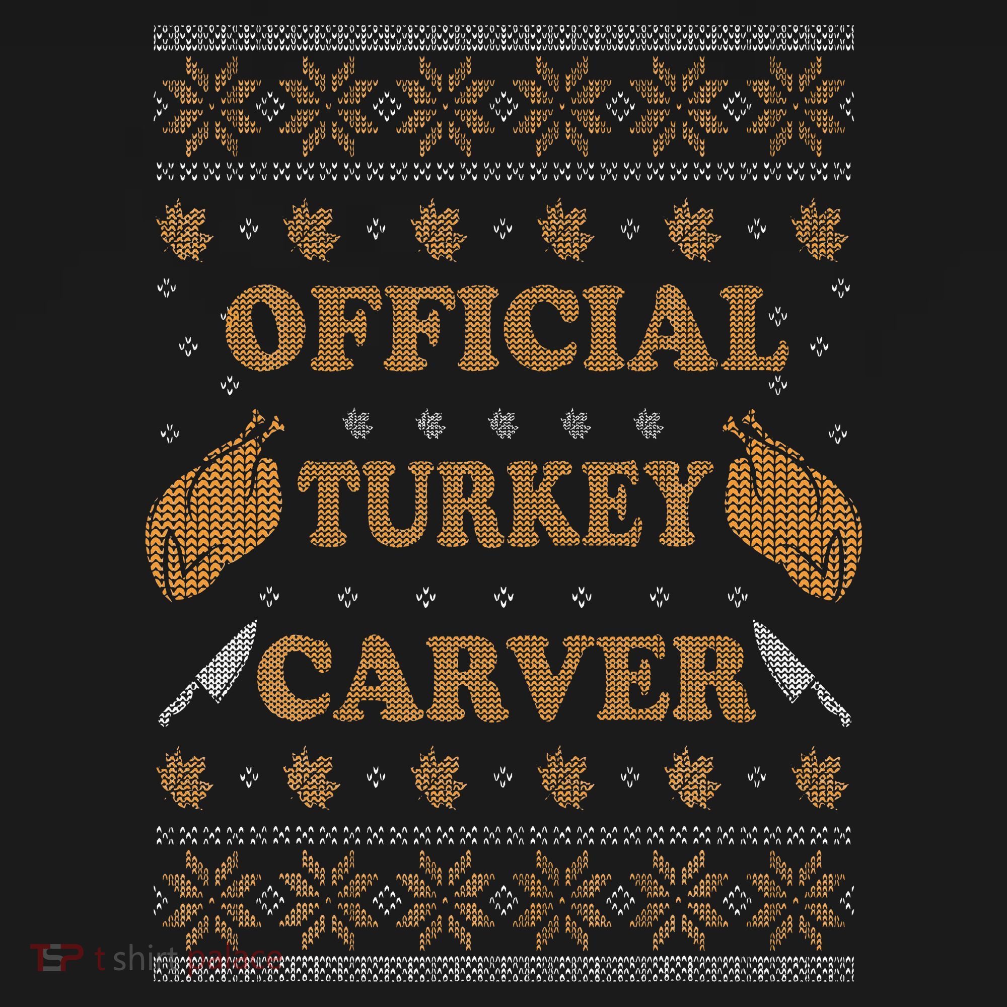 O.fficial Turkey Carver  Funny Thanksgiving Ugly Mousepad