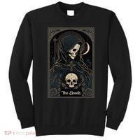 Occult Tarot Card The Death Skeleton Goth Dark Witchcraft Sweatshirt thumb 0