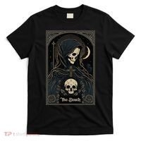 Occult Tarot Card The Death Skeleton Goth Dark Witchcraft T-Shirt thumb 0