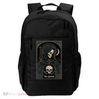 Occult Tarot Card The Death Skeleton Goth Dark Witchcraft Backpack thumb 0