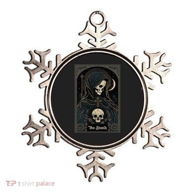 Occult Tarot Card The Death Skeleton Goth Dark Witchcraft Ornament